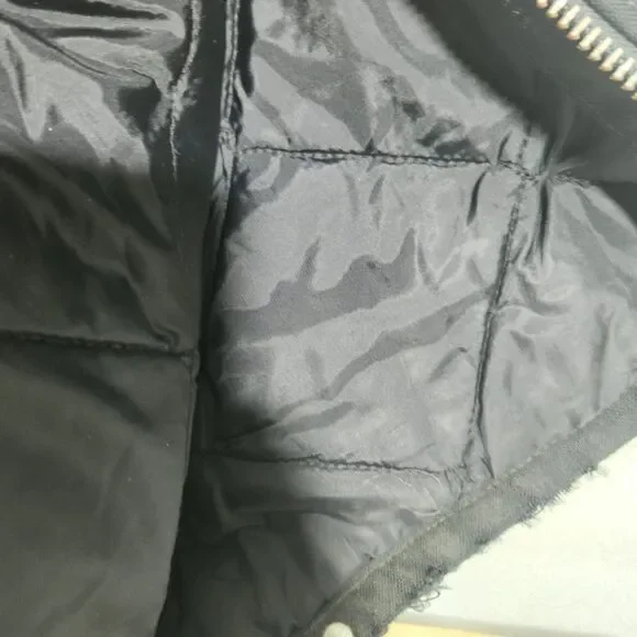 Carhartt Dungarees Adult 46x32 Black Overalls Quilted Duck Bib Double Knee Mens - Picture 11 of 15